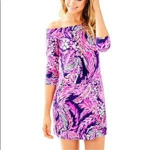 Lily Pulitzer off the shoulder dress size xxs
